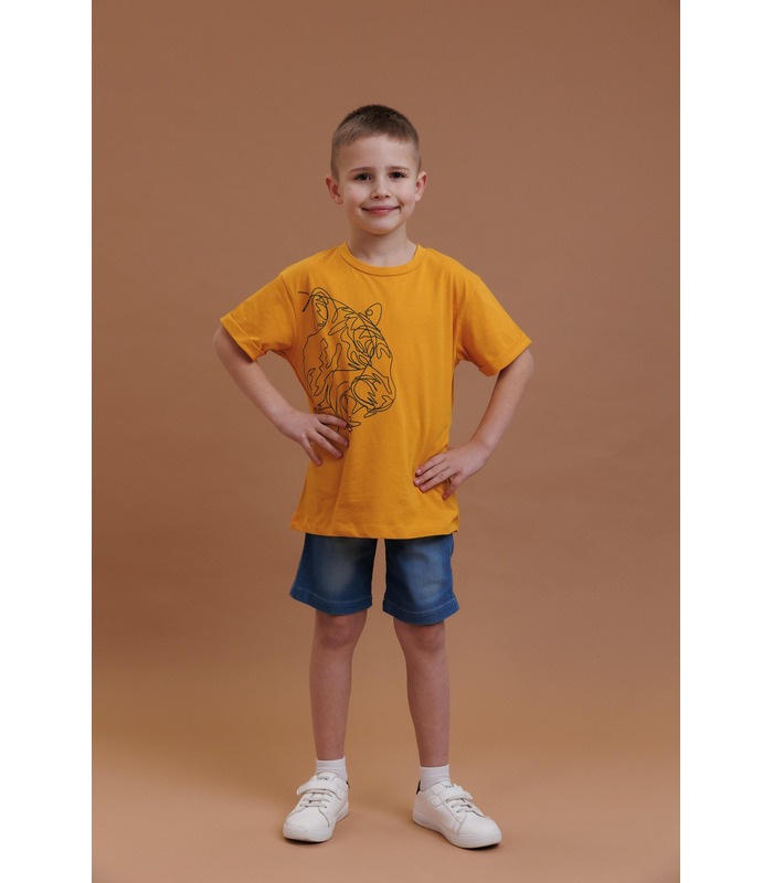 жовта дитяча футболка купити