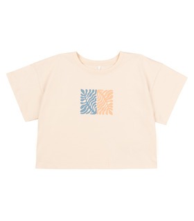 молочна дитяча футболка з принтом