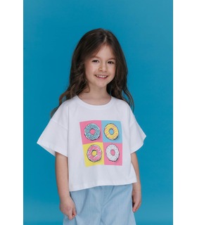детская футболка с принтом девочке
