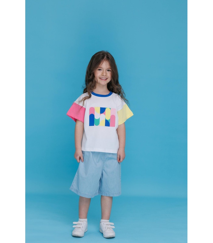 летняя футболка для девочек