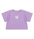 фиолетовая детская футболка девочке