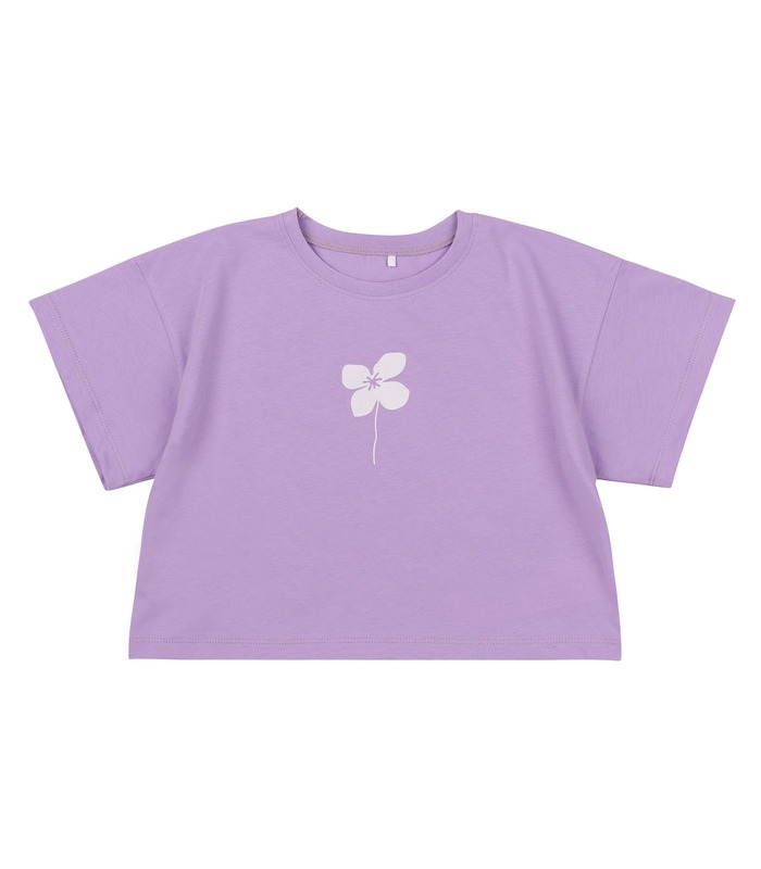 фіолетова дитяча футболка дівчаткам