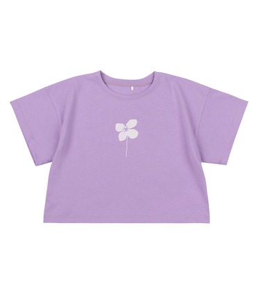 фиолетовая детская футболка девочке
