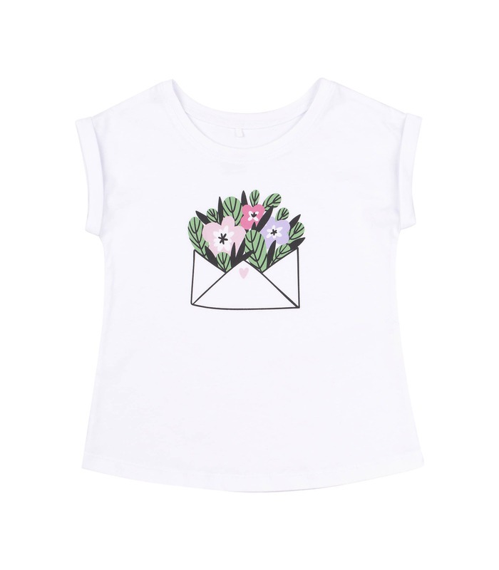 детская футболка с принтом девочке