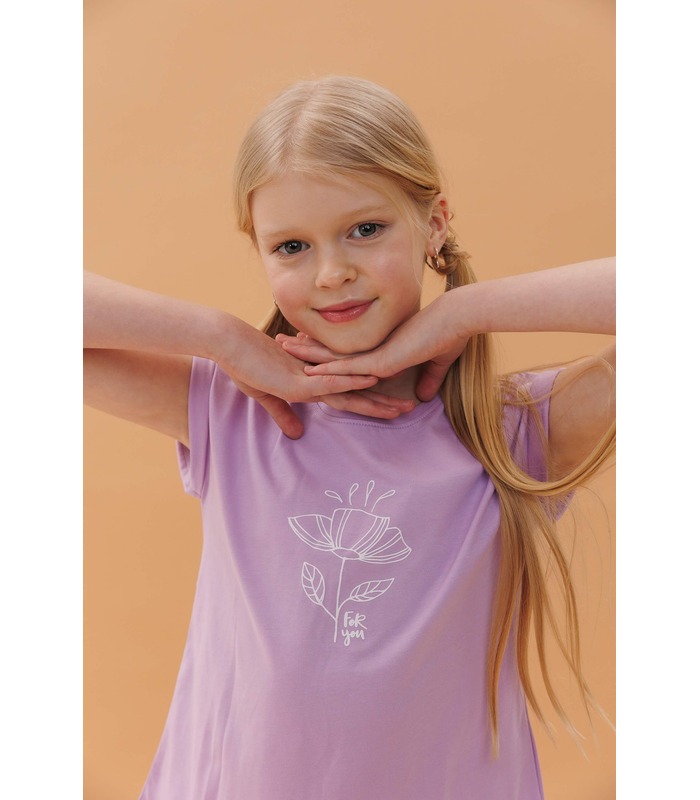 футболка з квіточкою дівчаткам