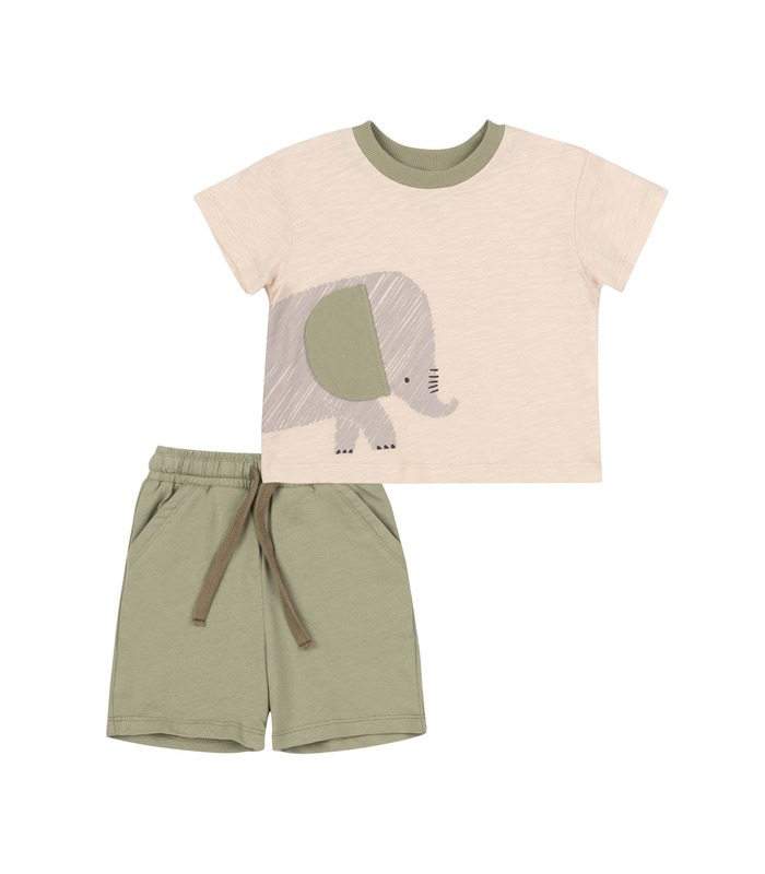 детский летний костюм со слоником