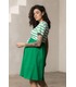 зеленое платье для беременных лето