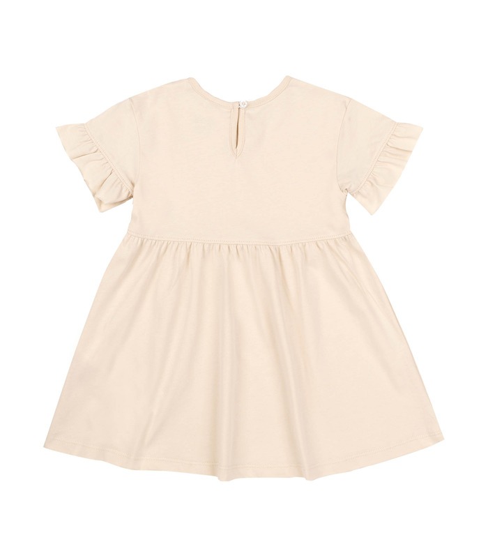 купити літню дитячу сукню молочного кольору