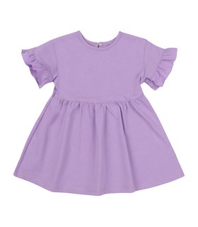 літня бузкова сукня для дівчинки