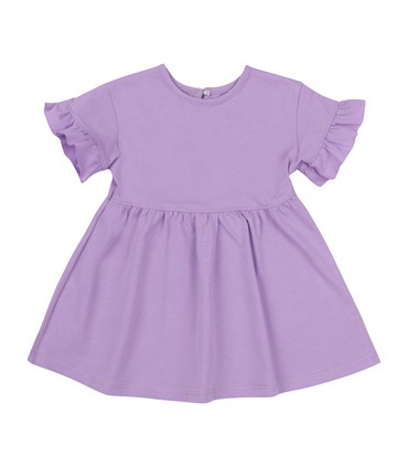 літня бузкова сукня для дівчинки