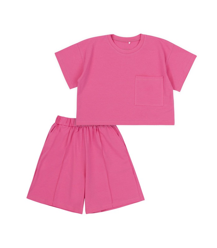 купить розовый костюм девочке