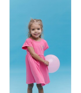 купить розовое детское платье