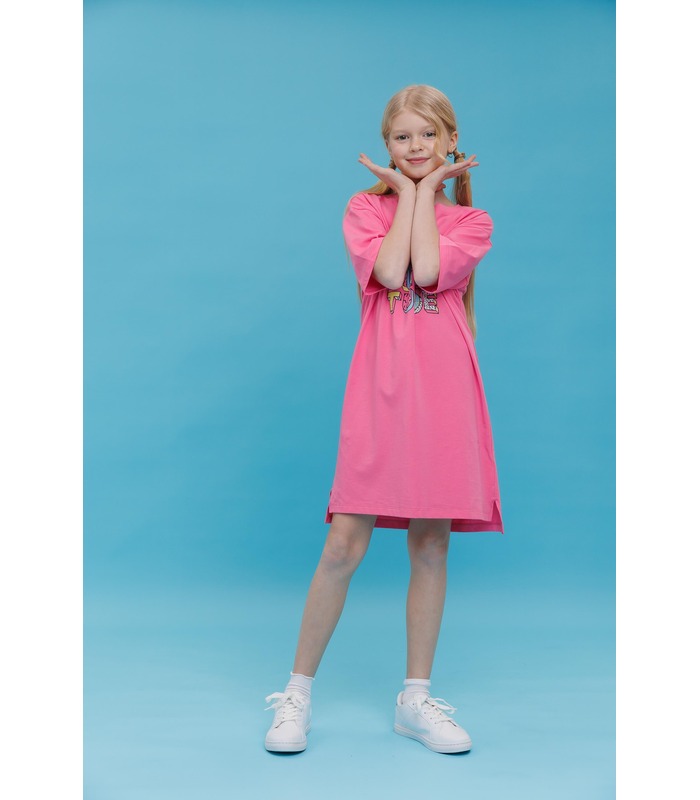 розовое летнее платье девочке
