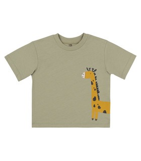 детская футболка с жирафом