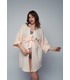 персиковый халат для беременных