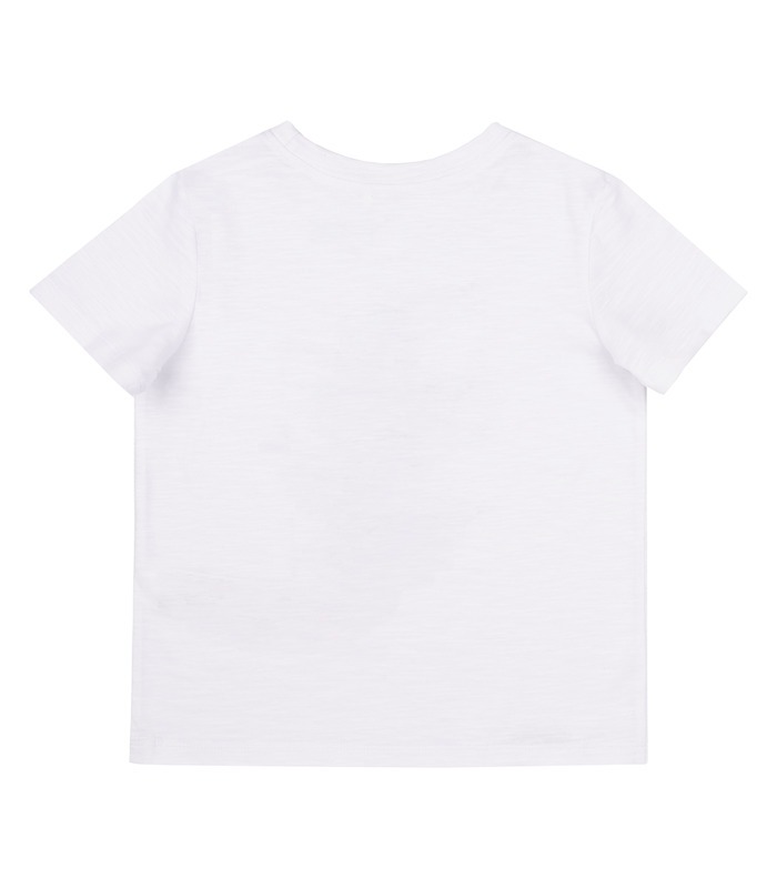 купить белую детскую футболку с принтом