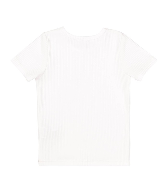 Футболка детская ФБ992 (200) - молочная детская футболка в рубчик от МамаТато