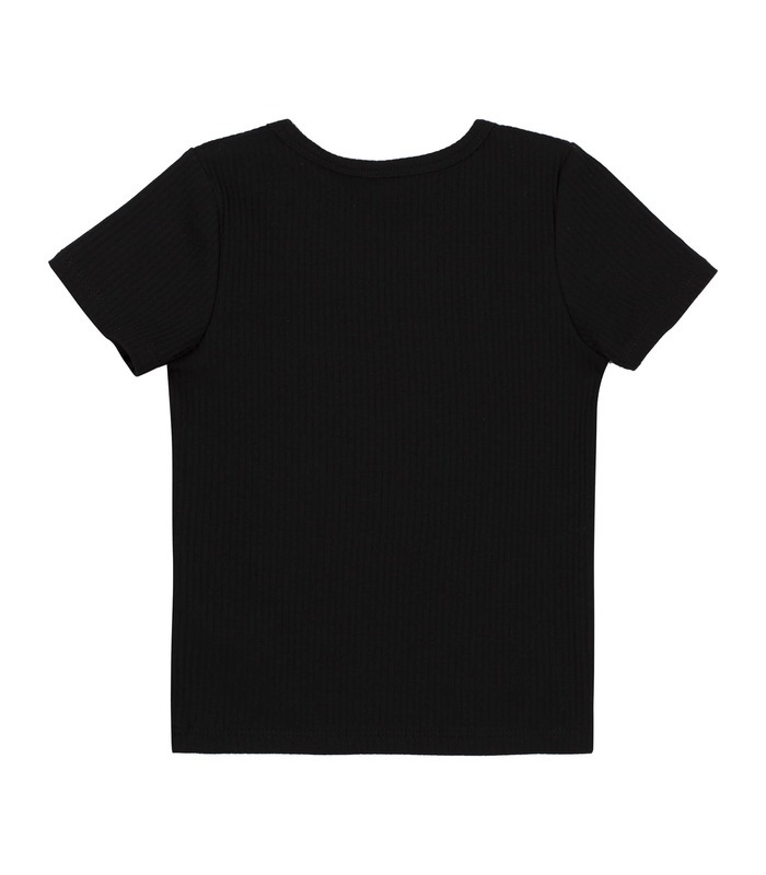 чорна футболка для дівчинки