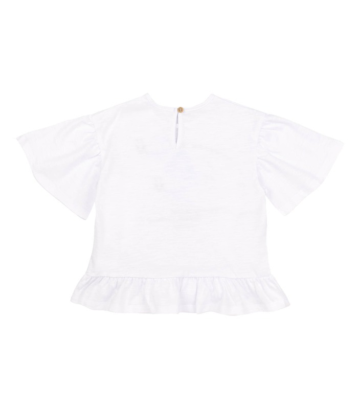 дитяча біла футболка для дівчаток