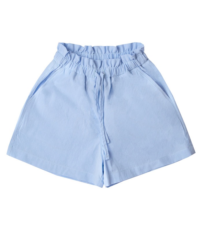 голубые шорты девочке