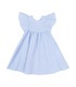 голубое детское платье лето