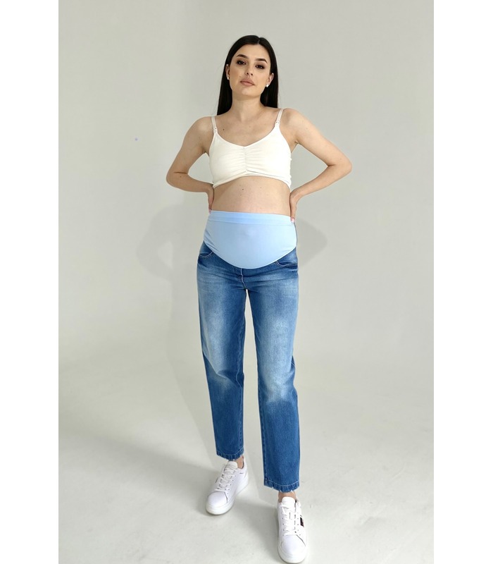 купить джинсы беременной с высокой джинсовой спинкой