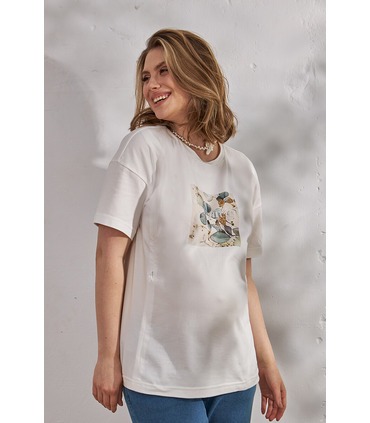 Футболка Nature от Юла Мама в категории Футболки и майки кормящим на МамаТато