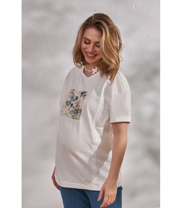 Футболка Nature от Юла Мама в категории Футболки и майки кормящим на МамаТато