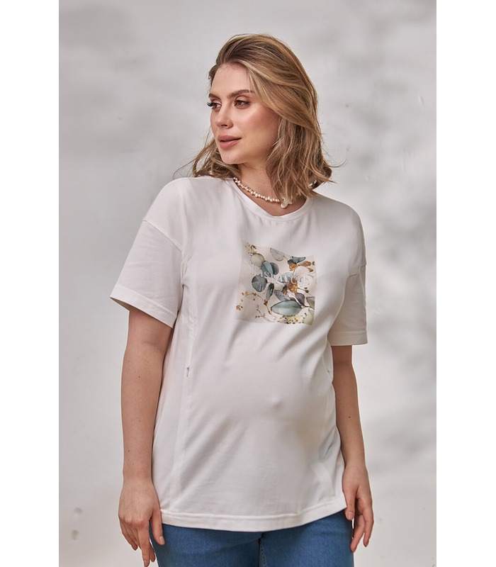 Футболка Nature от Юла Мама в категории Футболки и майки кормящим на МамаТато