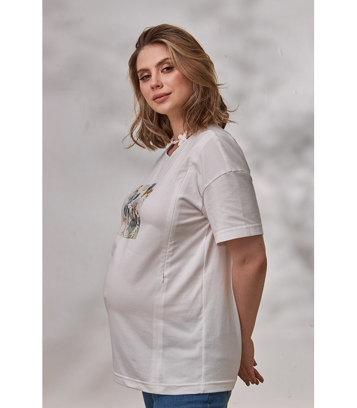 Футболка Nature от Юла Мама в категории Футболки и майки кормящим на МамаТато