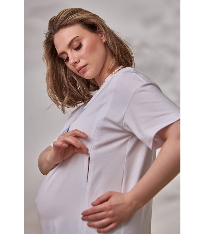 Футболка Clouds от Юла Мама в категории Футболки и майки кормящим на МамаТато