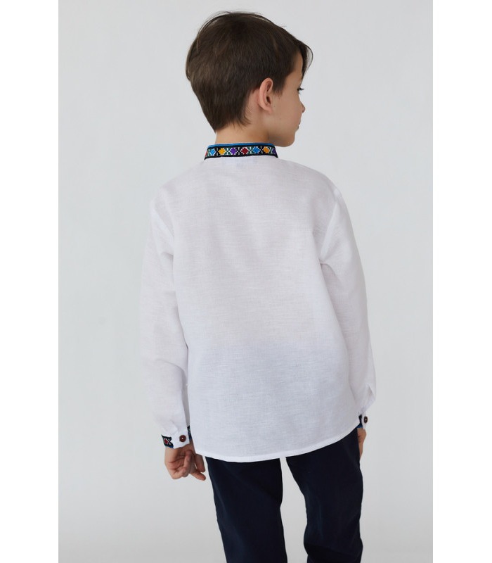 Детская вышиванка мод.025 - детская льняная вышиванка мальчику от МамаТато