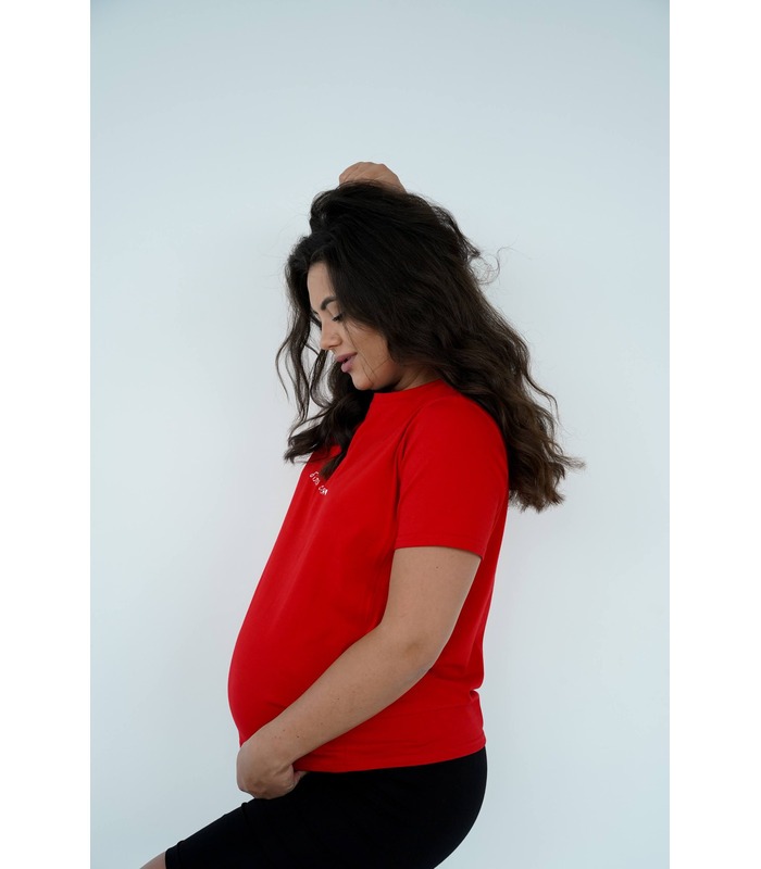 червона футболка вагітним Рівне