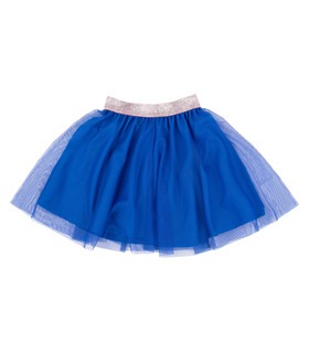 купить синюю детскую юбку с фатином