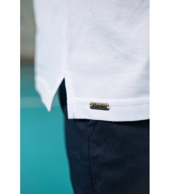 купити білу дитячу футболку поло