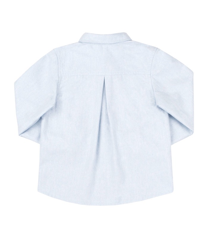 купити блакитну дитячу сорочку фланель