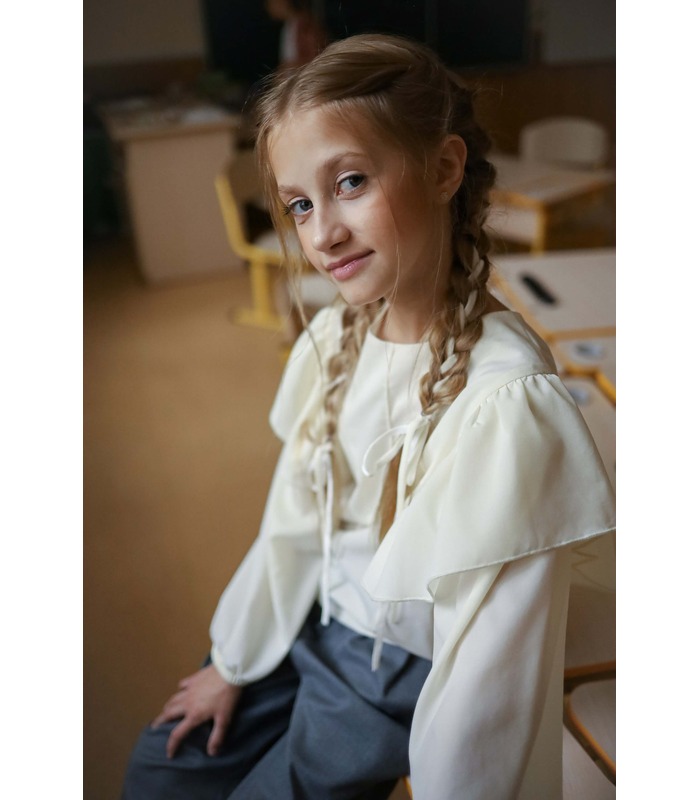 дитяча блуза у школу купити