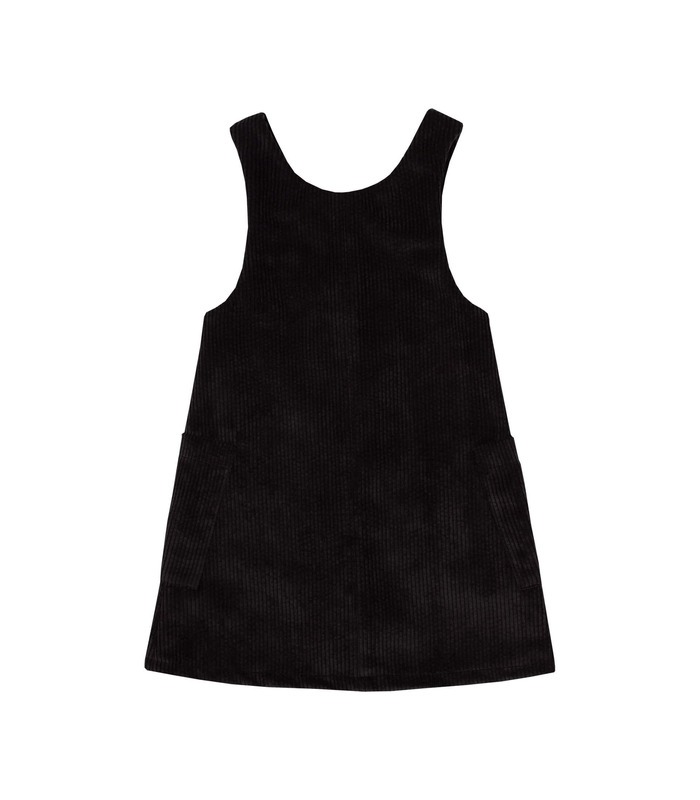 Дитячий сарафан СФ157 (Y00) - вельветовий чорний сарафан дівчинці на МамаТато