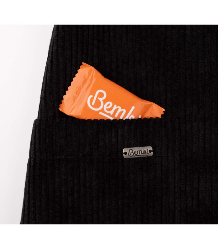 Дитячий сарафан СФ157 (Y00) - вельветовий чорний сарафан дівчинці на МамаТато