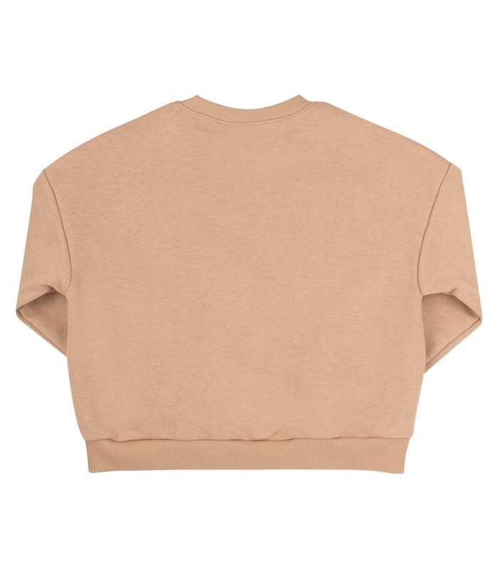 Детский костюм КС798 (G00) - бежевый детский костюм с широкими штанами от МамаТато