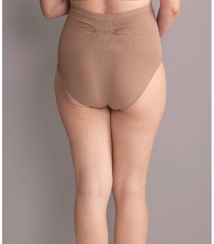 Трусы высокие Brief мод.1502-741- коричневые высокие трусики для беременных от МамаТато