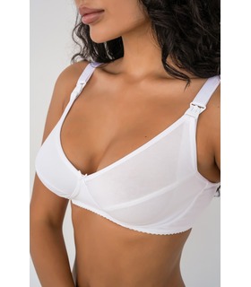 купить белый лифчик кормящим