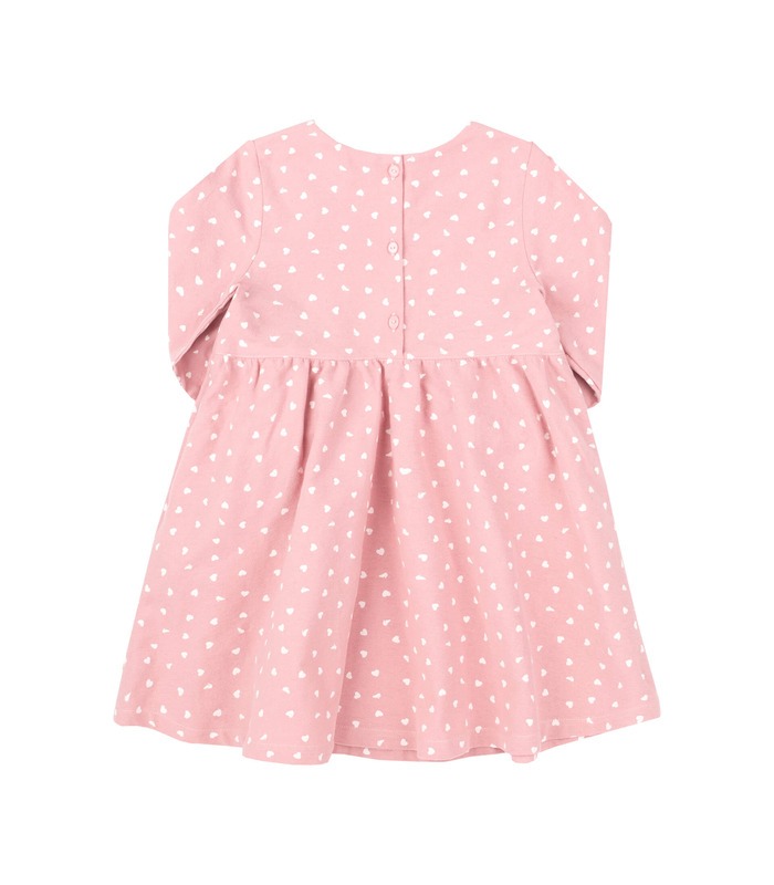купить розовое детское платье с принтом