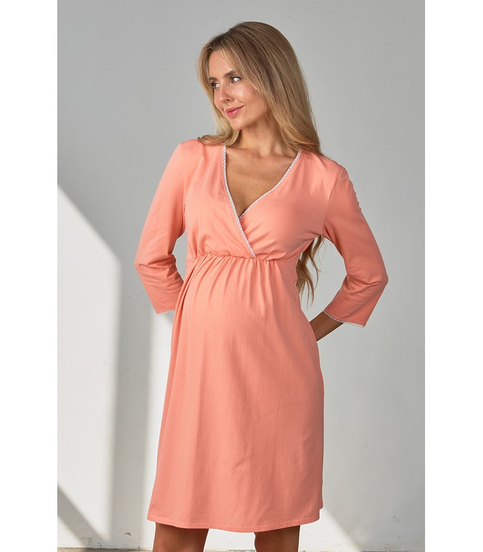 Ночнушка Аліса NW-1.5.10 від Юла Мама у категорії Нічні сорочки для вагітних на МамаТато