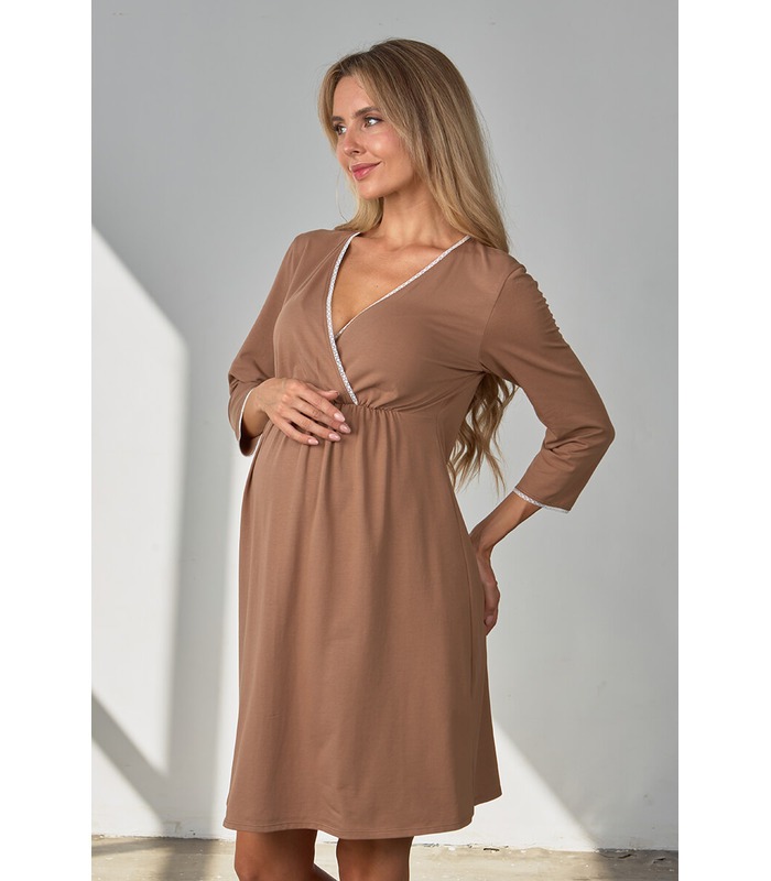 Ночнушка Аліса NW-1.5.9 від Юла Мама у категорії Нічні сорочки для вагітних на МамаТато