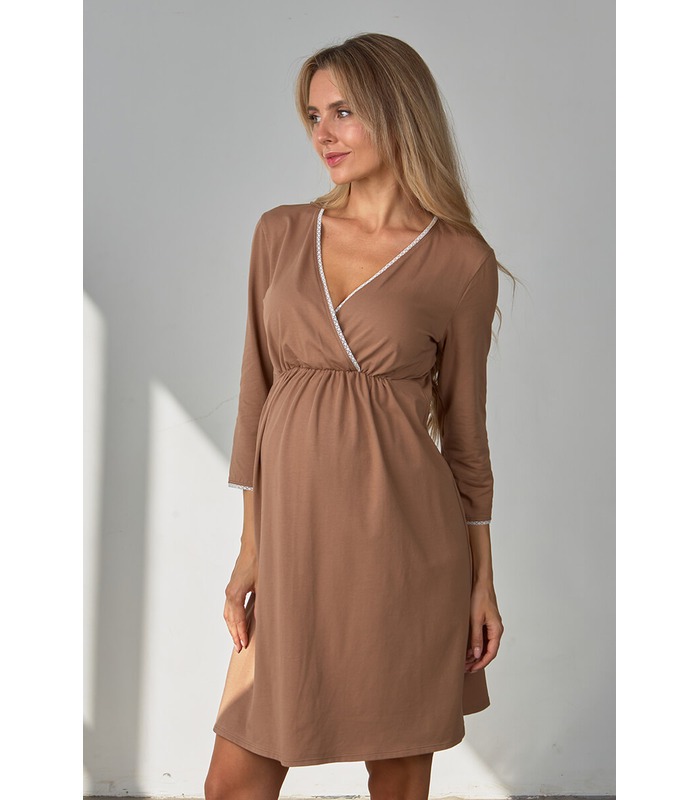 Ночнушка Аліса NW-1.5.9 від Юла Мама у категорії Нічні сорочки для вагітних на МамаТато