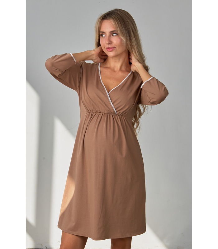 Ночнушка Аліса NW-1.5.9 від Юла Мама у категорії Нічні сорочки для вагітних на МамаТато