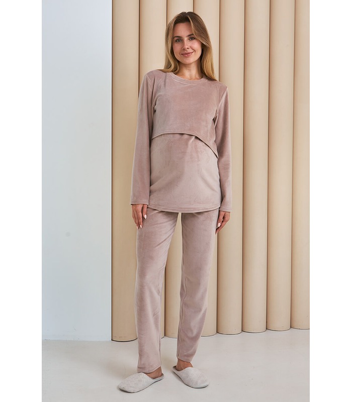 Тепла піжама для вагітних Хюгге NW-5.13.4 від Юла Мама у категорії Піжами для годуючих мам на МамаТато