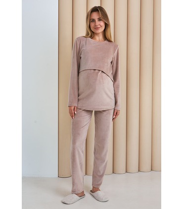 Тепла піжама для вагітних Хюгге NW-5.13.4 від Юла Мама у категорії Піжами для годуючих мам на МамаТато