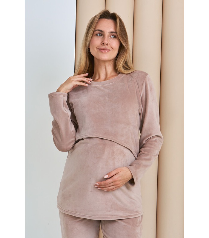 Тепла піжама для вагітних Хюгге NW-5.13.4 від Юла Мама у категорії Піжами для годуючих мам на МамаТато